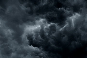 Obraz premium Stormy rain clouds background