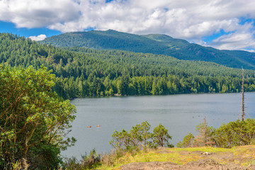 Beautiful Lake Cowichan in Canada.