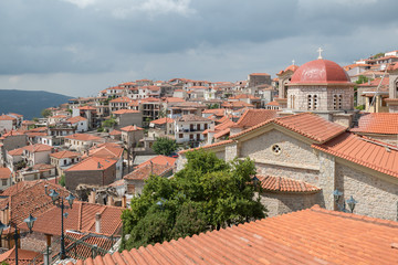 View on Arachova, Greece