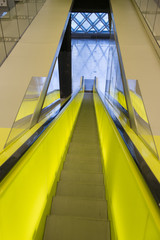 Escalators in Seattle Central Library, Seattle, Washington State
