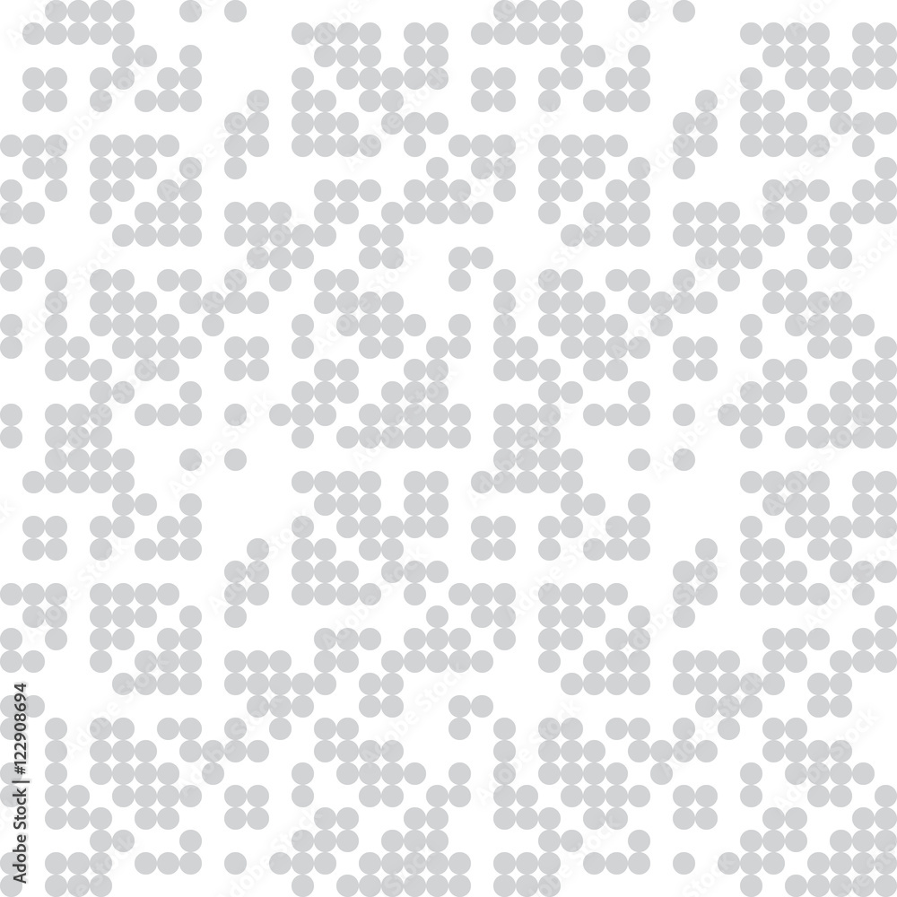 Poster pattern with circles, dotted background. seamlessly repeating.