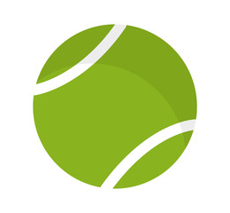 ball tennis sport equipment icon vector illustration design