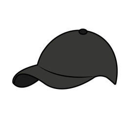 tennis cap sport equipment icon vector illustration design