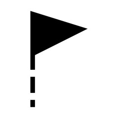 hole golf sport with flag icon vector illustration design