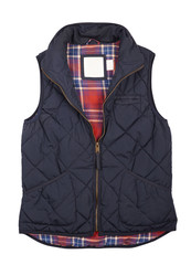 warm blue vest