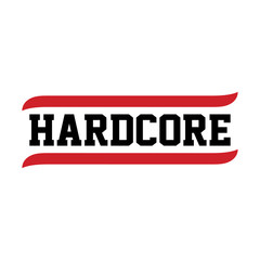 black red text hardcore