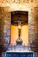 Obraz premium Intérieur du Panthéon de Rome