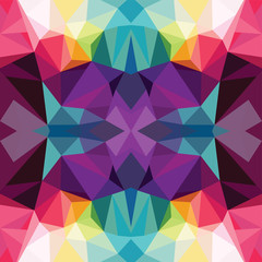 Obraz premium Abstract colorful triangle geometrical background