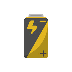 Battery icon. Energy power and technology theme. Isolated design. Vector illustration