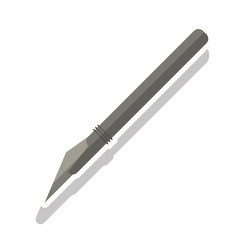 Scalpel icon. Medical health care and hospital theme. Isolated design. Vector illustration