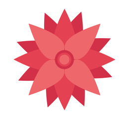 beautiful flower cute icon vector illustration design