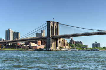 Fototapeta na wymiar Brooklyn Bridge View