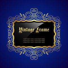 Vintage decorative frame