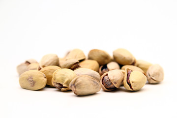 Pistachio nut / The pistachio, a member of the cashew family, is a small tree originating from Central Asia and the Middle East.