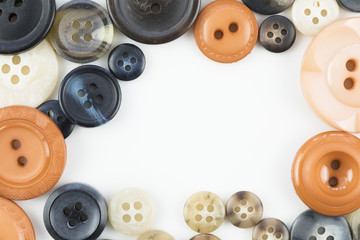 Orange and Black Buttons