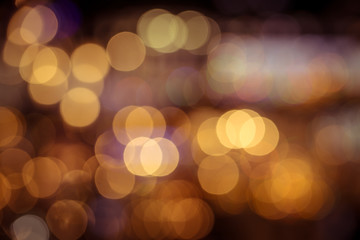 Bokeh light vintage background.