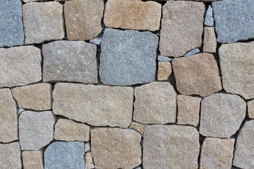Color Rock Wall Pattern.
