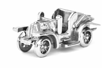 Metal model of the ancient car