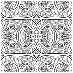 Ornamental Tribal Seamless pattern.