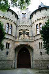 Fototapeta na wymiar The gate in the facade of the castle Marienburg (Germany)