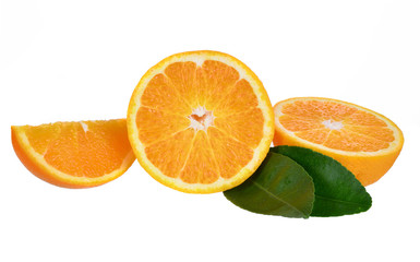 Orange isolated on white background