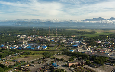 Yelizovo town on Kamchatka Peninsula.