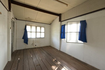 Empty room in old house