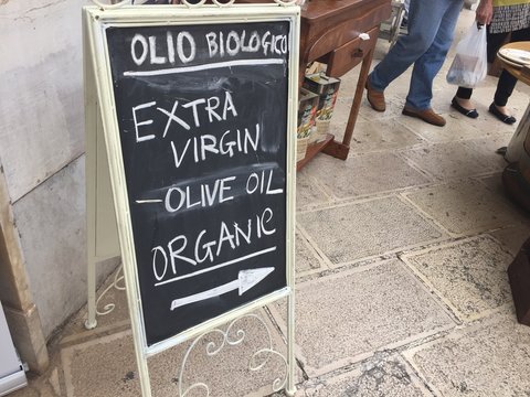 Extra virgin olive oil for sale advice on blackboard