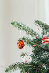 Christmas tree and decorations