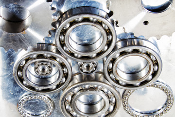 titanium ball-bearings used in the aerospace industry