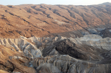 Mountain landscape. Judean Desert, Israel.