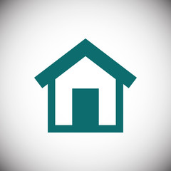 home icon stock vector illustration flat design