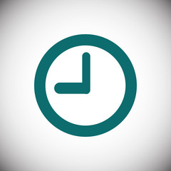 clock icon stock vector illustration flat design