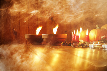 pumpkin and halloween time 