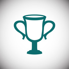 champions cup icon stock vector illustration flat design