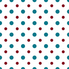Abstract vector dotted seamless pattern.