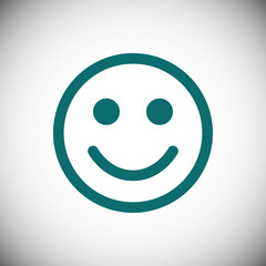 Smile icon stock vector illustration flat design