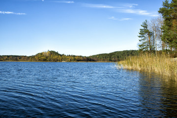 Karelia. Ladoga bay.