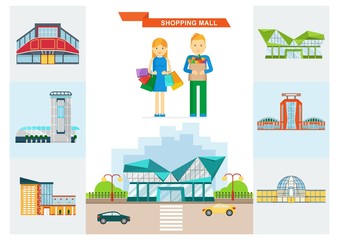 vector shopping mall