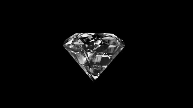 Shiny diamond with alpha channel