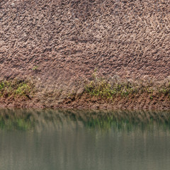 water pond and earth soil texture effect
