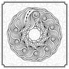 Abstract round design element