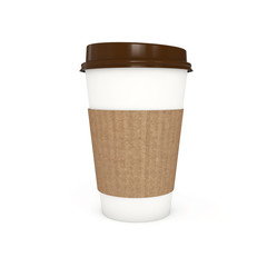 Coffee or tea cup, 3d illustration