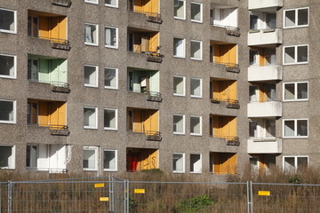 Abbruchreife Wohnblocks