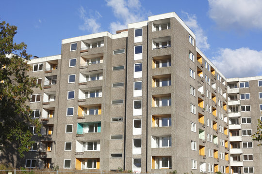 Abbruchreife Wohnblocks