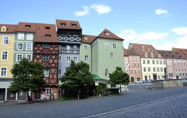 Architecture from Cheb in Czech Republic with details