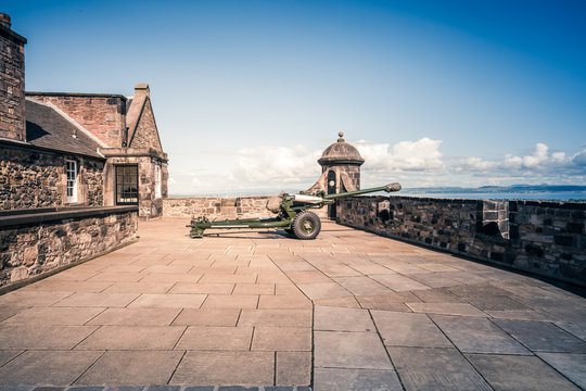 Edimburgo - Scozia - Pezzo di artiglieria al Catello Reale