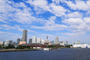 Fototapeta premium 横浜 大さん橋 みなとみらい