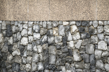 rock wall texture, granite wall texture in outdoor park.