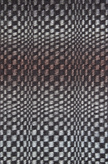 Handwoven fabric with geometric pattern